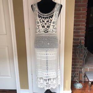Lace swimsuit coverup